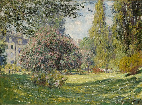 Landscape: The Parc Monceau, 1876, Claude Monet