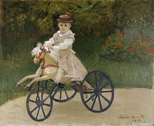 Jean Monet (1867–1913) on His Hobby Horse, 1872, Claude Monet