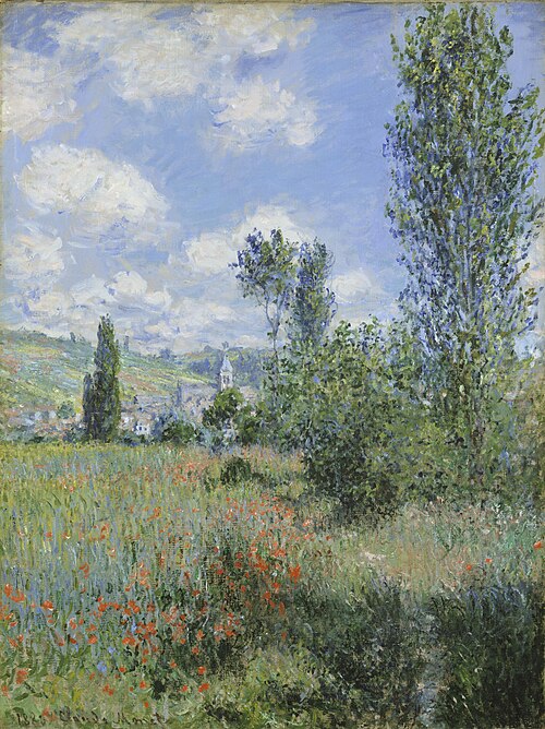 Vue de Vétheuil, 1880, Claude Monet