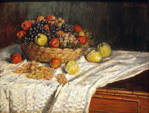 Apples and Grapes, 1880, Claude Monet