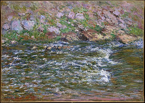Rapids on the Petite Creuse at Fresselines, 1889, Claude Monet