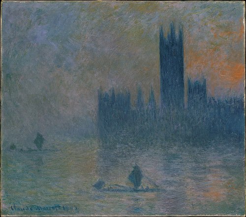 Londres, le Parlement (Effet de brouillard), 1903, Claude Monet