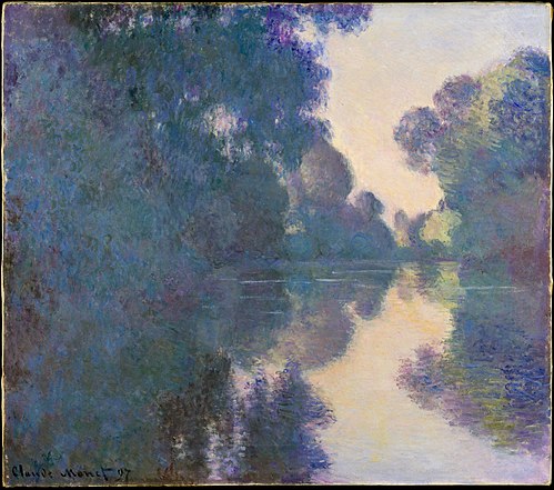 Morning on the Seine near Giverny, 1897, Claude Monet
