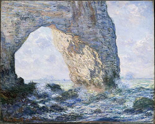 La Manneporte, 1883, Claude Monet
