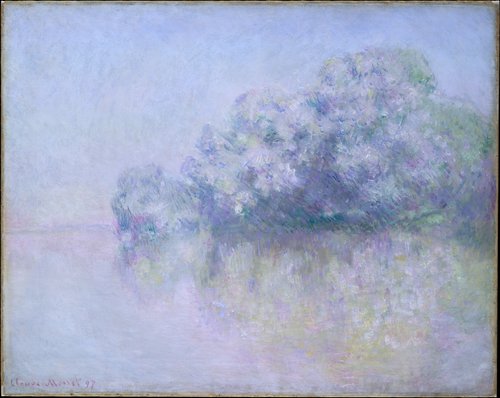 Île aux Orties near Vernon, 1897, Claude Monet