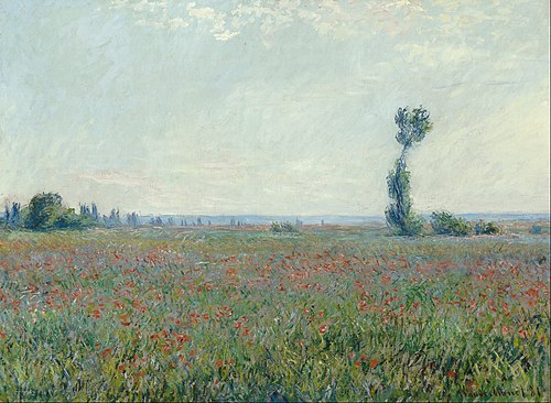 Champ de coquelicots, 1881, Claude Monet