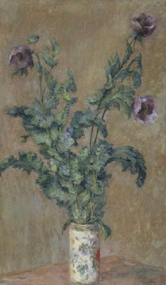 Vase de pavots, 1883, Claude Monet