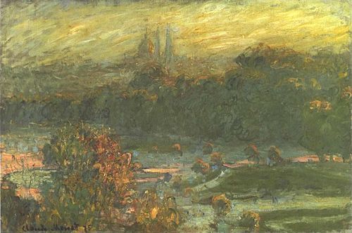 Jardin des Tuileries, 1875, Claude Monet