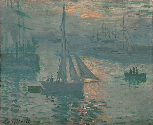 Sunrise (Marine), 1873, Claude Monet