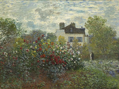 Le Jardin de l’artiste, 1873, Claude Monet