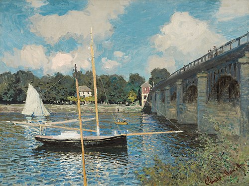 Le Pont d'Argenteuil, 1874, Claude Monet