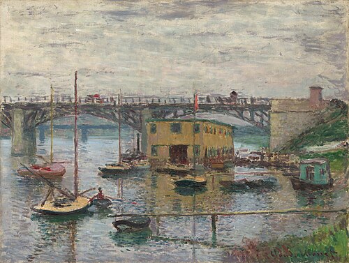 Bridge at Argenteuil on a Gray Day, 1876, Claude Monet