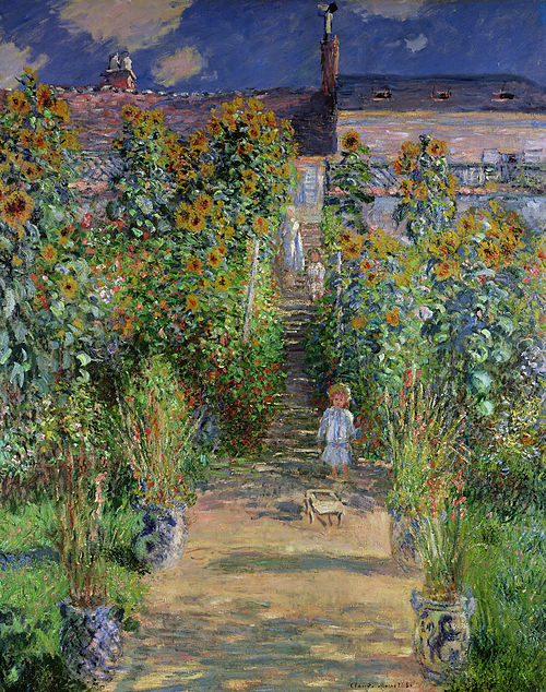 Le Jardin de Monet à Vétheuil, 1881, Claude Monet