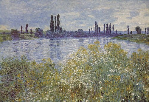 Au Bord de la Seine, près de Vétheuil, 1880, Claude Monet