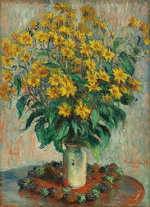 Fleurs de topinambour, 1880, Claude Monet