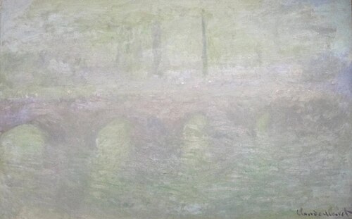 Waterloo Bridge, London, at Dusk, 1904, Claude Monet