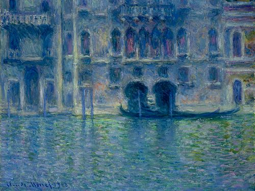 Palazzo da Mula, Venice, 1908, Claude Monet