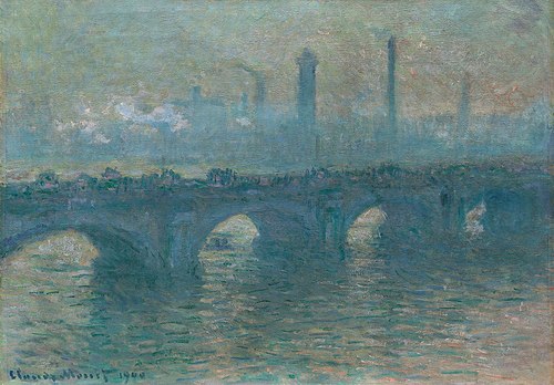 Waterloo Bridge, Gray Weather, 1900, Claude Monet