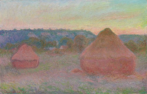 Deux meules, déclin du jour, automne, 1890, Claude Monet