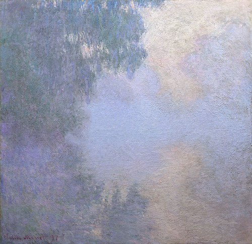 Branch of the Seine near Giverny (Mist), from the series "Mornings on the Seine", 1897, Claude Monet