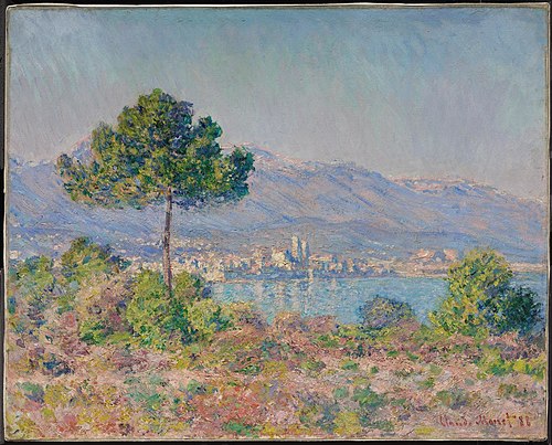 Antibes Seen from the Plateau Notre-Dame, 1888, Claude Monet