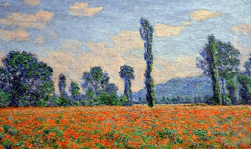 Field of Poppies near Giverny, 1890, Claude Monet