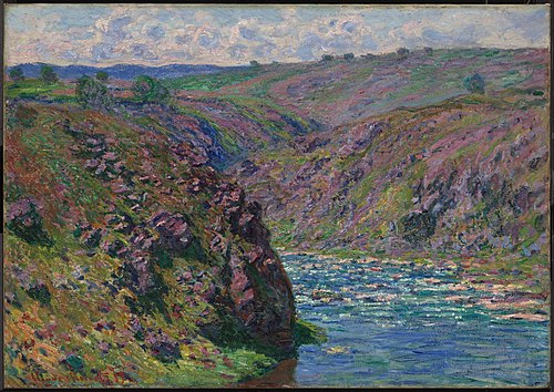 Valley of the Creuse (Sunlight Effect), 1889, Claude Monet