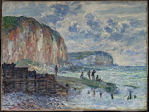 Cliffs of the Petites Dalles, 1880, Claude Monet