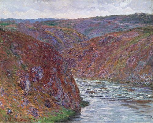 Valley of the Creuse (Gray Day), 1889, Claude Monet