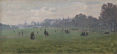 Green Park, London, 1871, Claude Monet