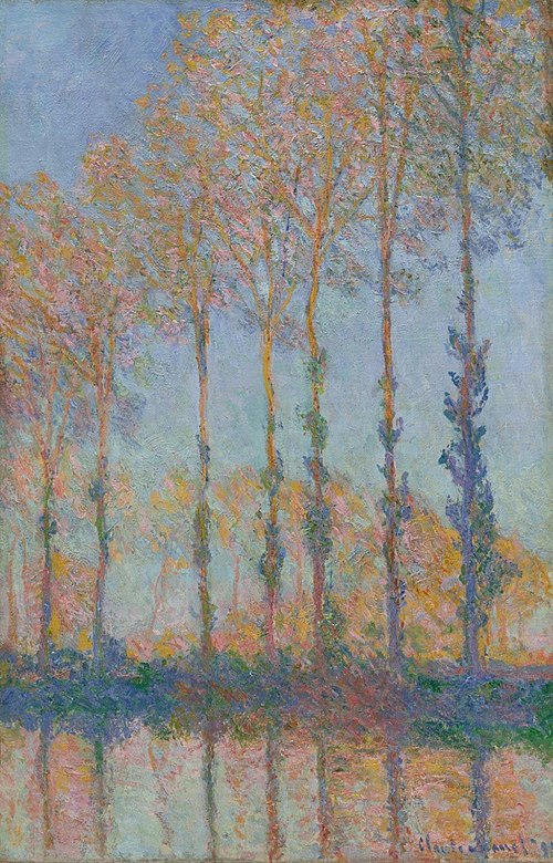 Poplars on the Bank of the Epte River, 1891, Claude Monet