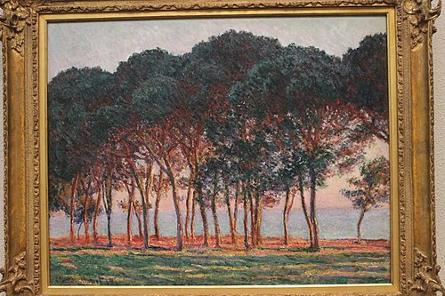 Sous les pins, soir, 1888, Claude Monet