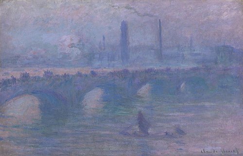 Waterloo Bridge, Morning Fog, 1901, Claude Monet