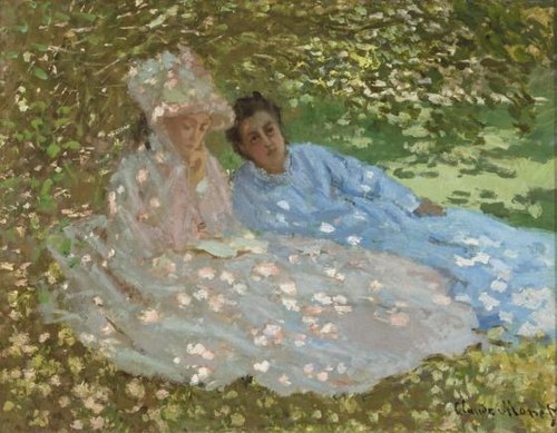 Deux femmes dans un jardin, 1872, Claude Monet