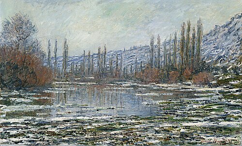 La débâcle à Vétheuil, 1880, Claude Monet