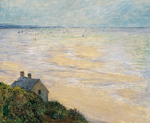 La Cabane à Trouville, marée basse, 1881, Claude Monet
