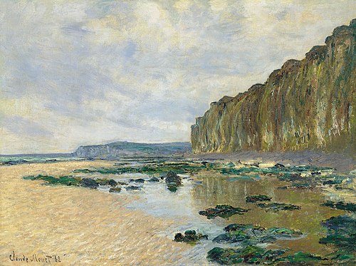 Marée basse devant Varengeville, 1882, Claude Monet