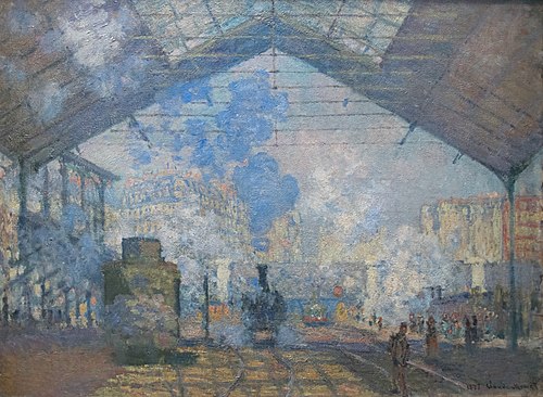 La Gare Saint-Lazare, 1877, Claude Monet