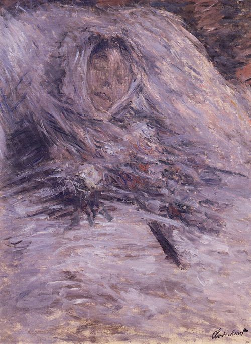 Camille sur son lit de mort, 1879, Claude Monet