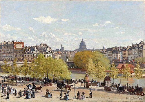 Quai du Louvre, 1867, Claude Monet