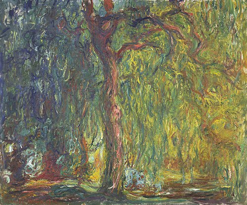 Saule pleureur, 1918, Claude Monet