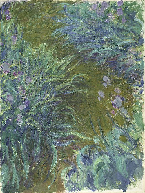 Iris, 1915, Claude Monet