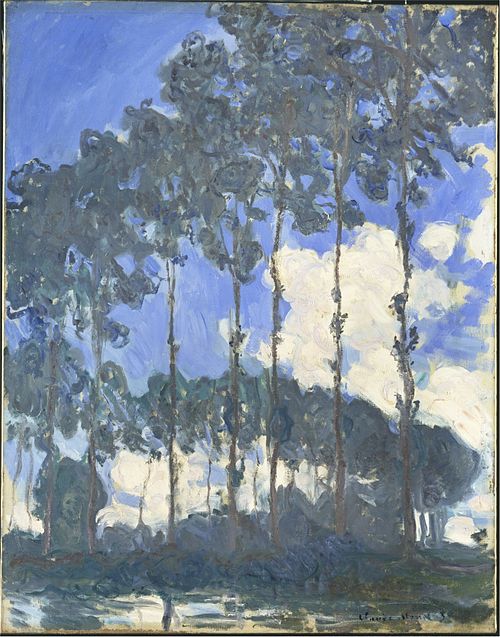 Peupliers au bord de l'Epte, 1891, Claude Monet