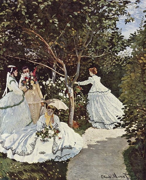 Femmes au jardin, 1866, Claude Monet