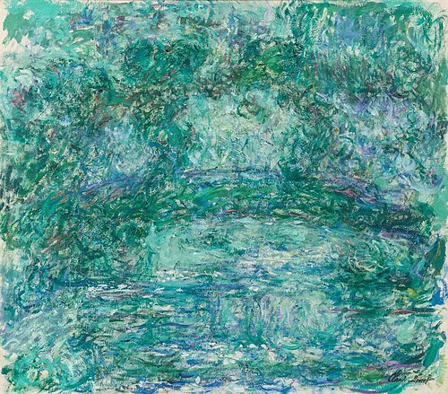 Le pont japonais (Japanese Bridge), 1921, Claude Monet