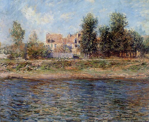 The Bank of the Seine, 1880, Claude Monet