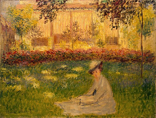 Femme assise dans le jardin, 1876, Claude Monet