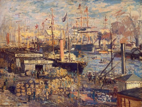 Le Grand Quai au Havre, 1874, Claude Monet