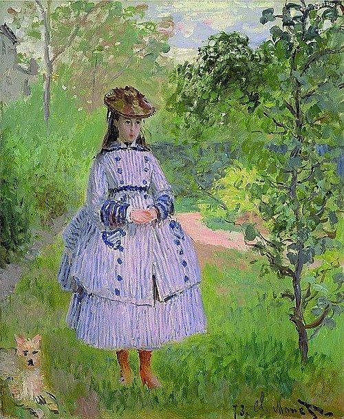 Portrait of Mademoiselle Bonnet, 1873, Claude Monet