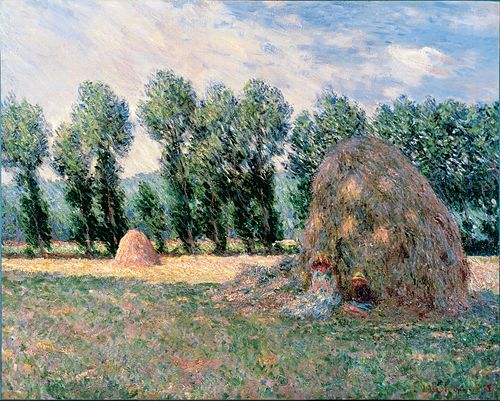Haystacks, 1885, Claude Monet
